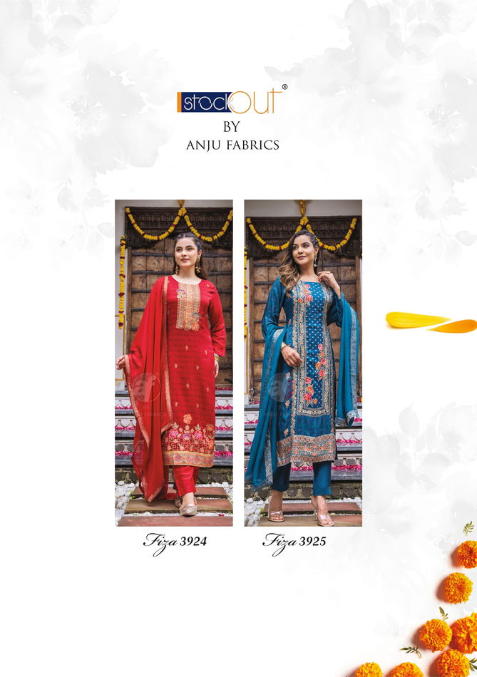 Fiza Vol 2 By Af Jacquard Position Print Kurti With Bottom Dupatta Wholesale Shop In Surat
